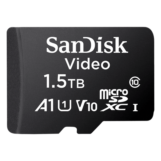 Memoria microSD SanDisk 1.5TB (1500 GB) / Alta Resistencia / Videovigilancia / Clase 10