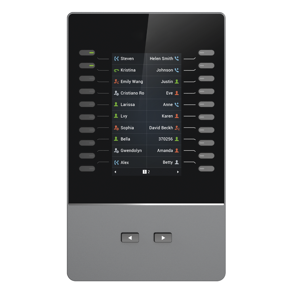 Modulo de extensión para modelos GRP2615, GRP2624, GRP2650 & GRP2670 y al Videoteléfono IP GXV3350 & GXV3450 de Grandstream.