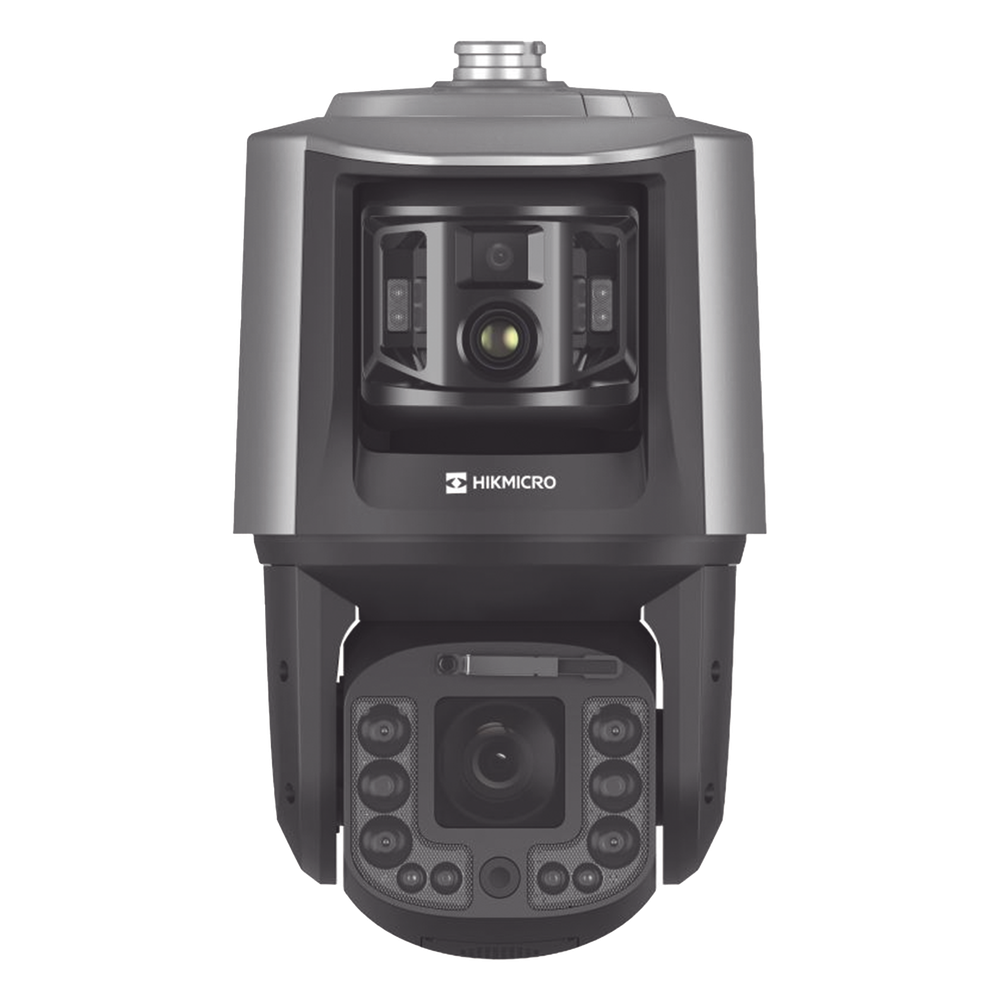 [TandemVu] Domo PTZ IP 4 Megapixel con 40X Zoom con Cámara Optica Fija de 4 Megapixel Cámara Térmica 256 x 192 con Lente 9.7 mm /  Protección perimetral