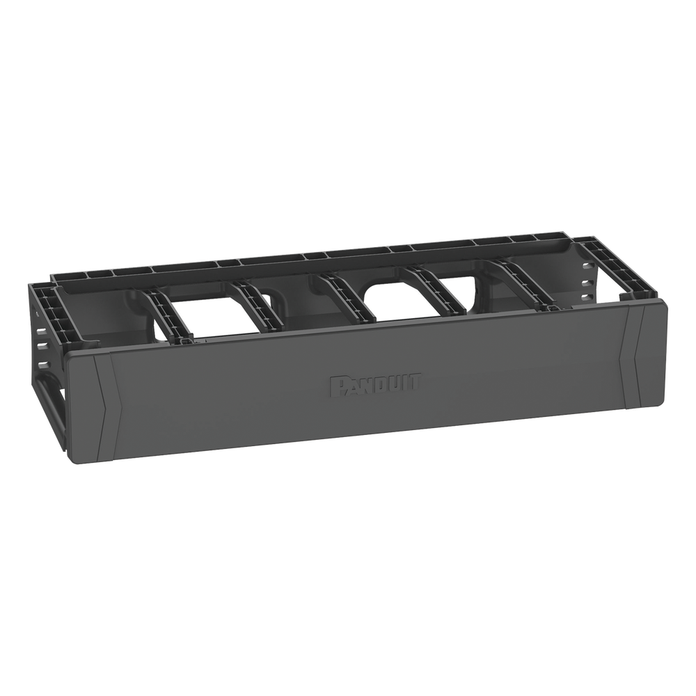 Organizador de Cables Horizontal PatchRunner™, Sencillo (Solo Frontal), Para Rack de 19in, 2UR