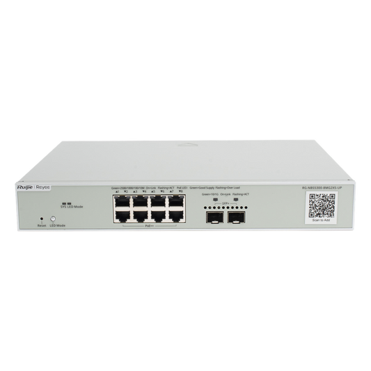 Switch Multi-Gigabit PoE++ 370W 802.3bt Capa 3 Administrable Cloud, Diseñado Para Access Points WiFi 6/7