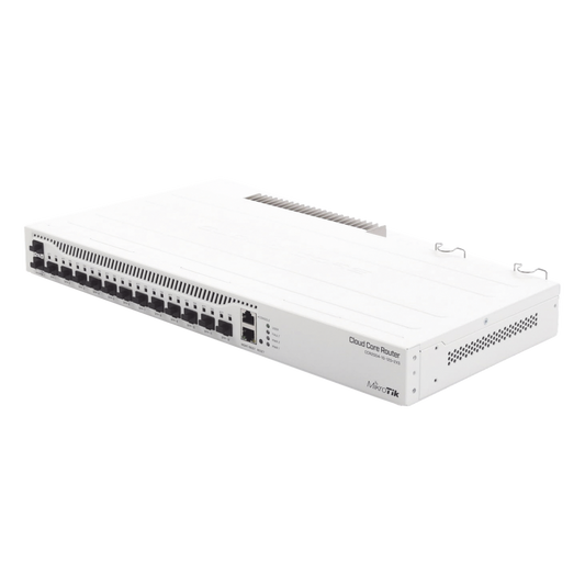 (CCR2004-1G-12S+2XS) Cloud Core Router 12 puertos 10G SFP+, 2 25G SFP28, Fuente Redundante