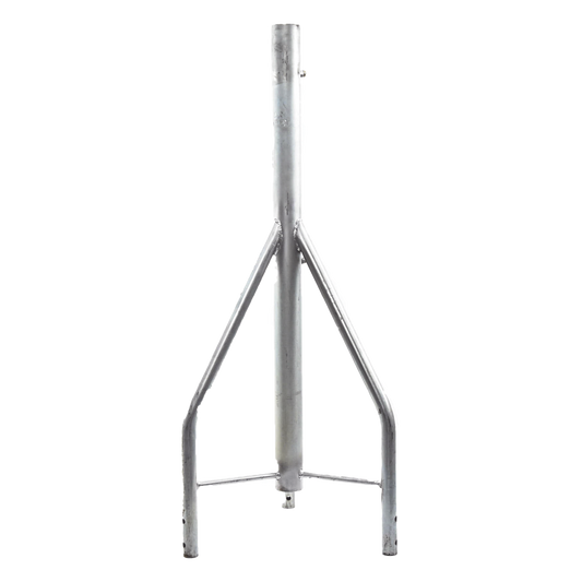 Tramo de Remate / Copete, tubo industrial 1 1/4" con tubo central 2 3/8", galvanizado por electrólisis.