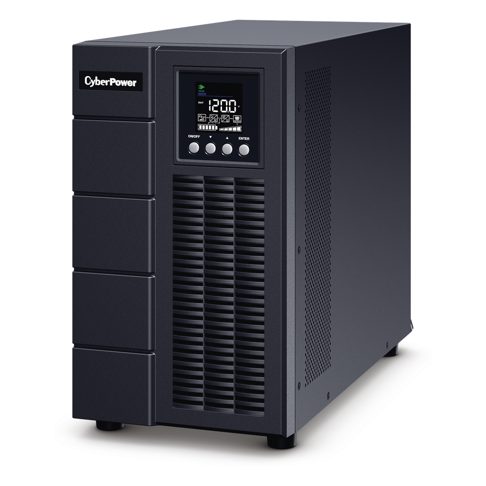 UPS de 3000 VA/2700 W, Online Doble Conversión, Entrada 120 Vca NEMA L5-30P, Onda Senoidal Pura, Tipo Torre, Con 4 Tomas NEMA 5-20R y 1 Block Hardwired
