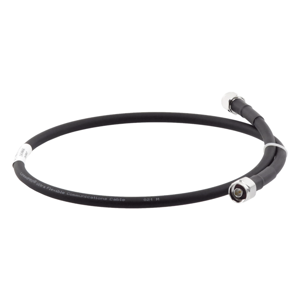 Jumper Ultra Flexible de baja pérdida para equipos inalámbricos hasta 7 GHz N-Macho a N-Macho 1 m