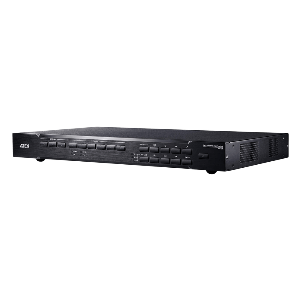 SWITCH MATRICIAL 7X3 | CON ESCALADOR DE VIDEO | STREAMING | MEZCLADOR DE AUDIO | HDBaseT | Receptor de IR