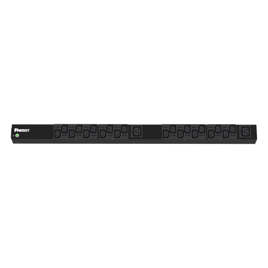 PDU Básico para Distribución de Energía, Enchufe de Entrada NEMA L5-20P, Con 20 Salidas C13 y 2 C19, de Instalación Vertical, 120 Vca, 20 Amp