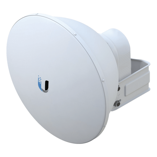 Antena Direccional airFiber X, ideal para enlaces Punto a Punto (PtP), frecuencia 5 GHz (5.1 - 5.9 GHz) de 23 dBi slant 45