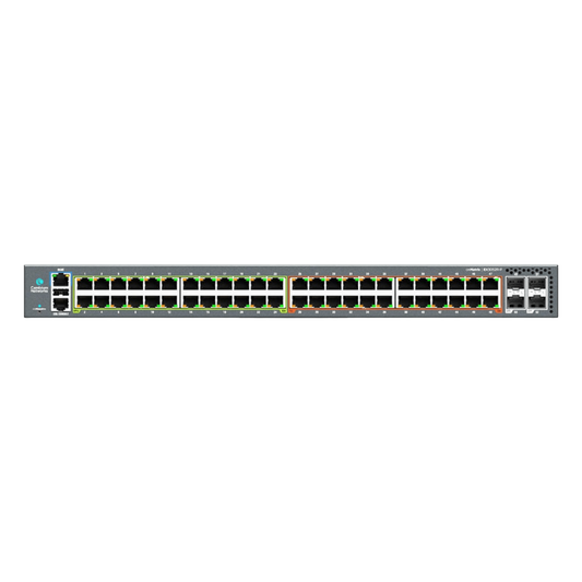 Switch Empresarial / Cloud-Managed / Layer 2-3 / 24-48 Puertos Gigabit / 4-6 Puertos SFP+ 10G-SFP28 25G / PoE+ 30W-PoE++ 60W-90W / Dual Power CRPS / 128-420 Gbps Throughput / 5 Años Garantía