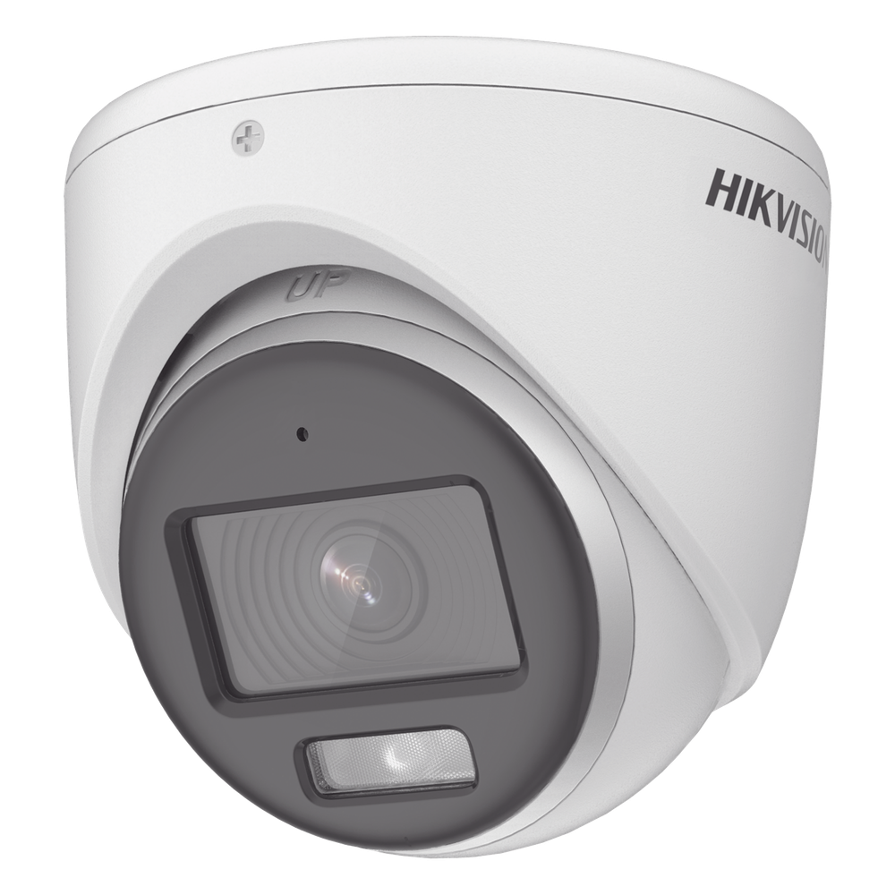 [ColorVu] Turret TURBOHD 3K (5 Megapixel) / Micrófono Integrado / Lente 2.8 mm / Imagen a Color 24/7 / 20 mts Luz Blanca / Exterior IP67 / dWDR / 4 Tecnologías