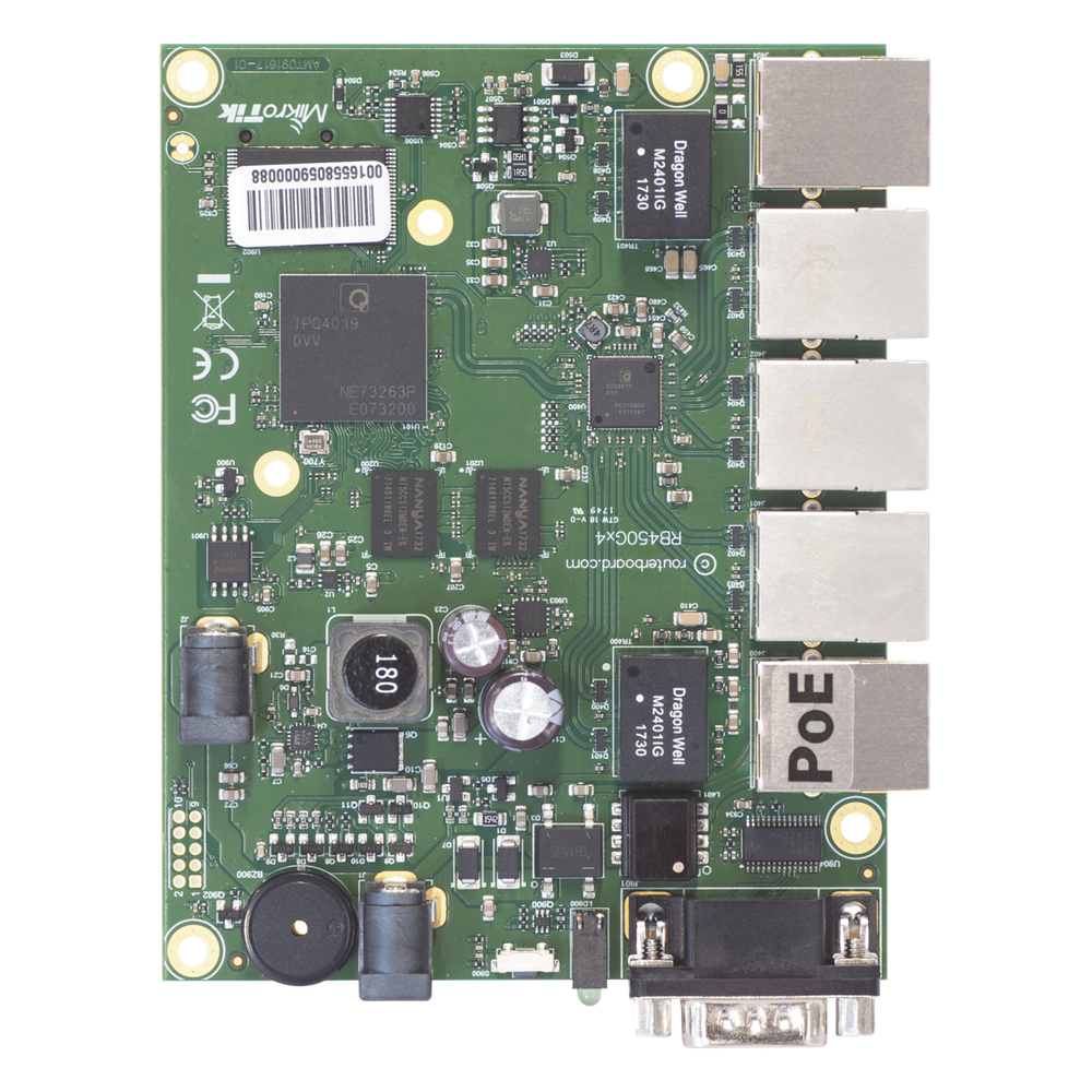 Tarjeta RouterBOARD 450Gx4 (RouterOS L5)