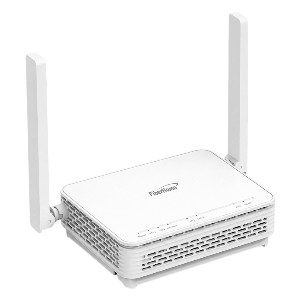 ONU GPON WiFi 6 (2.4/5 GHz), 2 antenas de 5 dBi, Compatible con OLT de Terceros, MIMO 2x2, 2 Puertos Gigabit, conector SC/UPC, (Gestión WAN desde la Interfaz de la ONU)