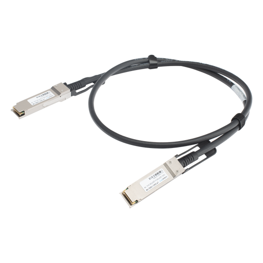 Cable DAC QSFP28 de 100 Gbps a 100 Gbps / Passive Direct Attach Copper Twinax Cable / Longitud: 1 metro