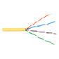 Bobina de Cable de 305 Metros (1000 Pies) UTP Cat6 Riser / Color Amarillo / UL, CMR, Probado a 350 Mhz / Para Aplicaciones de CCTV, Redes de Datos, IP Megapixel, Control RS485