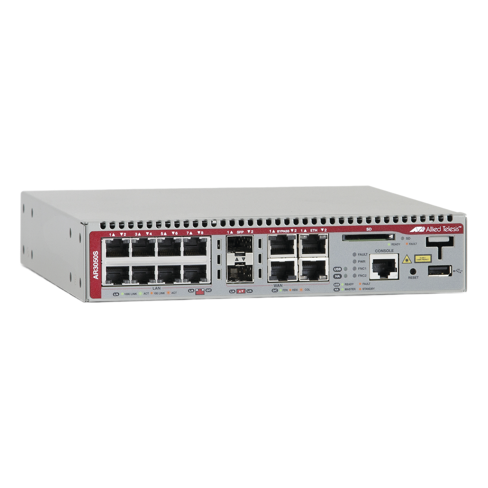 Firewall de Nueva Generación, con 2 puertos WAN Gigabit Combo + 8 puertos LAN Gigabit
