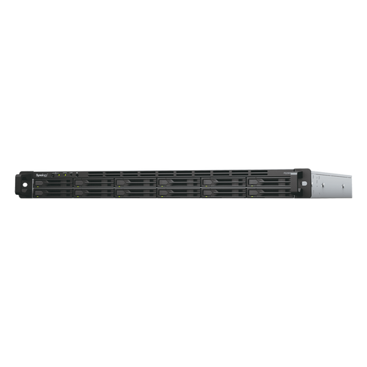 Servidor de Almacenamiento FlashStation FS2500/S | 12 Bahías SSD SATA 2.5" | 1U | 170,000 IOPS Lectura | 82,000 IOPS Escritura | 2 Puertos 10GbE | 2 Puertos 1GbE | Compatibilidad VMware, Hyper-V, XenServer, OpenStack .