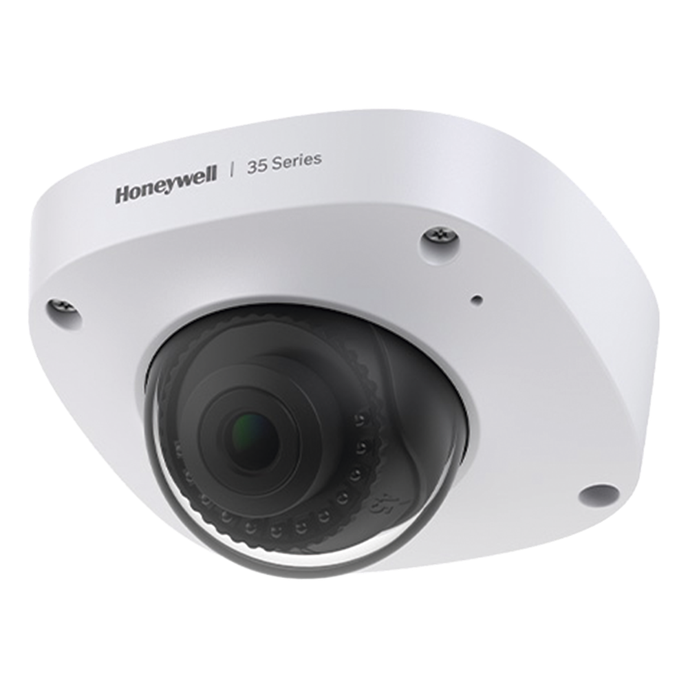 Cámara IP mini domo 5 MP con lente fijo 2.8 mm, IR inteligente 30 m, IP67 e IK10 y analíticas de video
