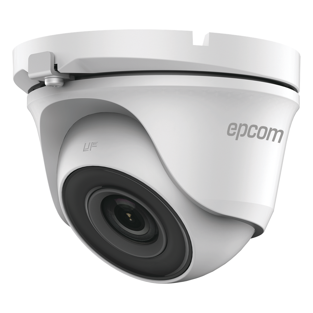 Turret TURBOHD 5 Megapíxel / 85° de Visión / Lente 2.8 mm / Exterior IP66 / IR EXIR 20 mts / TVI-AHD-CVI-CVBS / Metal