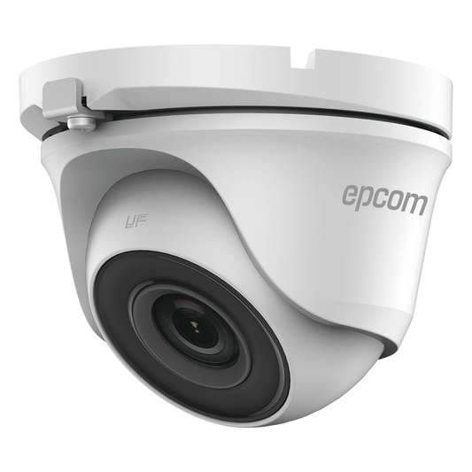 Turret TURBOHD 5 Megapíxel / 85° de Visión / Lente 2.8 mm / Exterior IP66 / IR EXIR 20 mts / TVI-AHD-CVI-CVBS / Metal