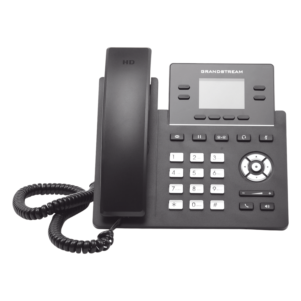 Teléfono IP Wi-Fi, Grado Operador, 4 líneas SIP con 2 cuentas, pantalla a color 2.4", codec Opus, IPV4/IPV6 con gestión en la nube GDMS