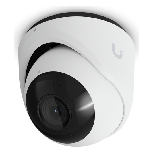 Cámara de Seguridad Turret Color Blanco / Alimentación PoE/ Resistente a Manipulaciones IK04/ Sensor de Imagen 1/1.8" 8MP/ Ajuste Manual 3 Ejes