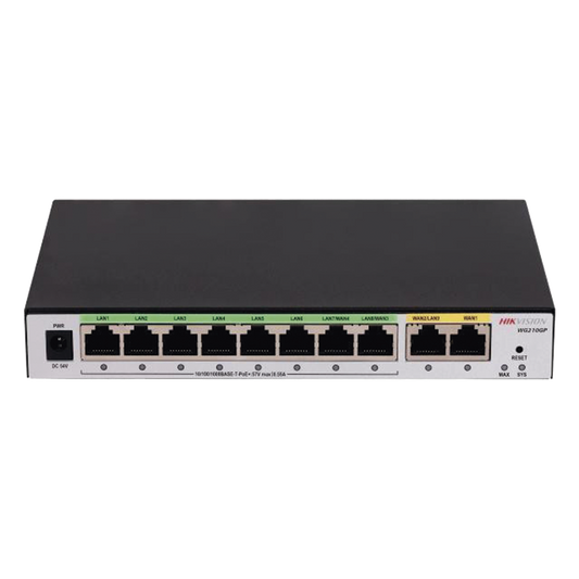 Router Gigabit PoE+ / Ideal para Access Point (AP) / 8 Puertos Gigabit PoE+ / 2 Puertos WAN / Hasta 200 clientes