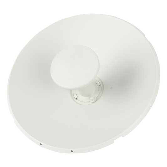 Antena direccional tipo plato de 25 dBi / Rango de frecuencia de 5.150 a 7.125 GHz / MIMO 2X2 / Para climas Hostiles IP67