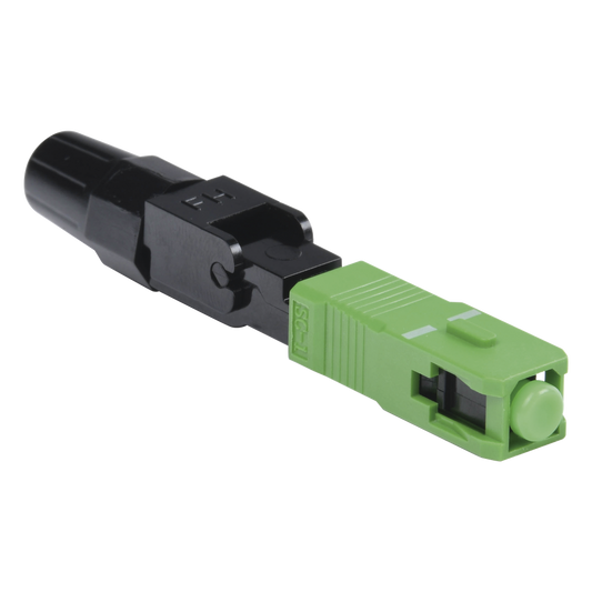 Conector Rápido de Instalación en Campo, Monomodo, SC/APC, Pre-Pulido, Re-Terminable, Ideal para Aplicaciones FTTx