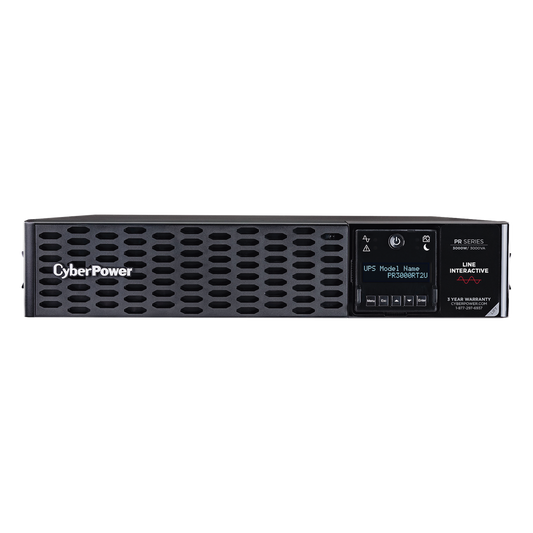 UPS de 3000 VA/3000 W, Topología Línea Interactiva, Entrada 120 Vca NEMA L5-30P, Onda Senoidal Pura, Torre o Rack 2 UR, Con 8 Tomas NEMA 5-20R y 1 NEMA L5-30R