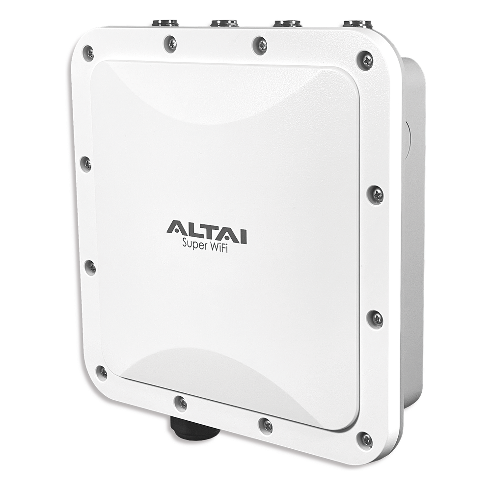 Punto de Acceso Industrial Super Wi-Fi 6 Conectorizado 2x2, Doble Banda Simultanea en 2.4 y 5 GHz, Hasta 400 m de Cobertura, 512 Usuarios Concurrentes