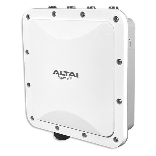 Punto de Acceso Industrial Super Wi-Fi 6 Conectorizado 2x2, Doble Banda Simultanea en 2.4 y 5 GHz, Hasta 400 m de Cobertura, 512 Usuarios Concurrentes