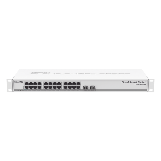 Cloud Smart Switch, 24 puertos Gigabit, 2 puertos SFP+ SwitchOS