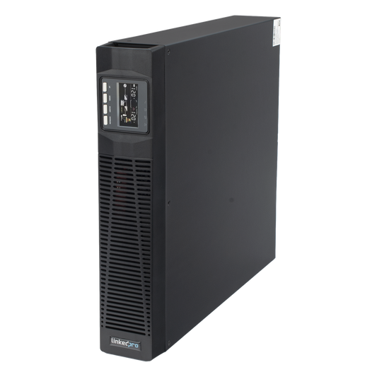 UPS de 2000VA/1800W / Topología On-Line Doble Conversión / Entrada y Salida de 120 Vca / Clavija de Entrada NEMA 5-20P / Pantalla LCD Configurable / Formato Rack/Torre