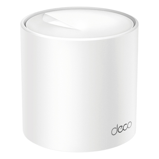 Routers Inalámbrico MESH Interior para Hogar / Doble Banda Wi-Fi 6 AX1500 Mbps / 2 Puerto Gigabit WAN/LAN / 2 Antenas Internas / Administración Mediante la App Deco (iOS, Android) / Protección HomeShield