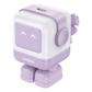 Cargador Mini GaNRobot 30W serie UNO | 1 USB-C de Carga Rápida | Tecnología GaN II | Multiprotocolo PD/QC/SCP/FCA | Carga Inteligente | Pantalla LED | Zapato Magnético Extraíble | Thermal Guard | Color Lila.