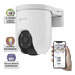 Cámara PT / Wi-Fi / Resolución 3 Megapixel (2K) / Audio de Dos Vías / Visión Nocturna en Color / AI Detección de Humanos y Vehículos / Defensa Activa con Sirena y Luz Estroboscópica / IP65