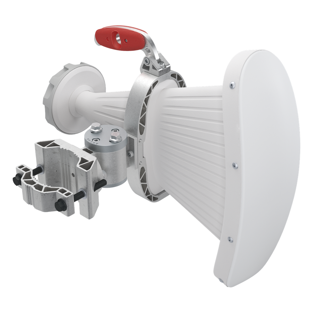 Antena Sectorial Asimétrica de 90° 4900 - 7125 MHz, 15 dBi con soporte mejorado, listas para TwisPort sin pérdida