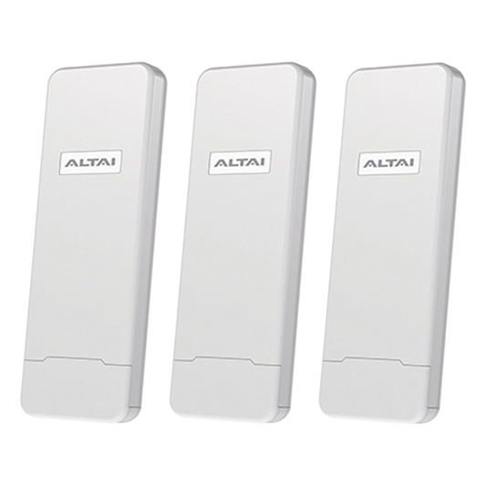 Kit WiFi para Hotspot Comunitario (3 AP) / Cobertura hasta 800 m / Nube Gratuita / Ideal para Iniciar WISP / 128 Usuarios por AP