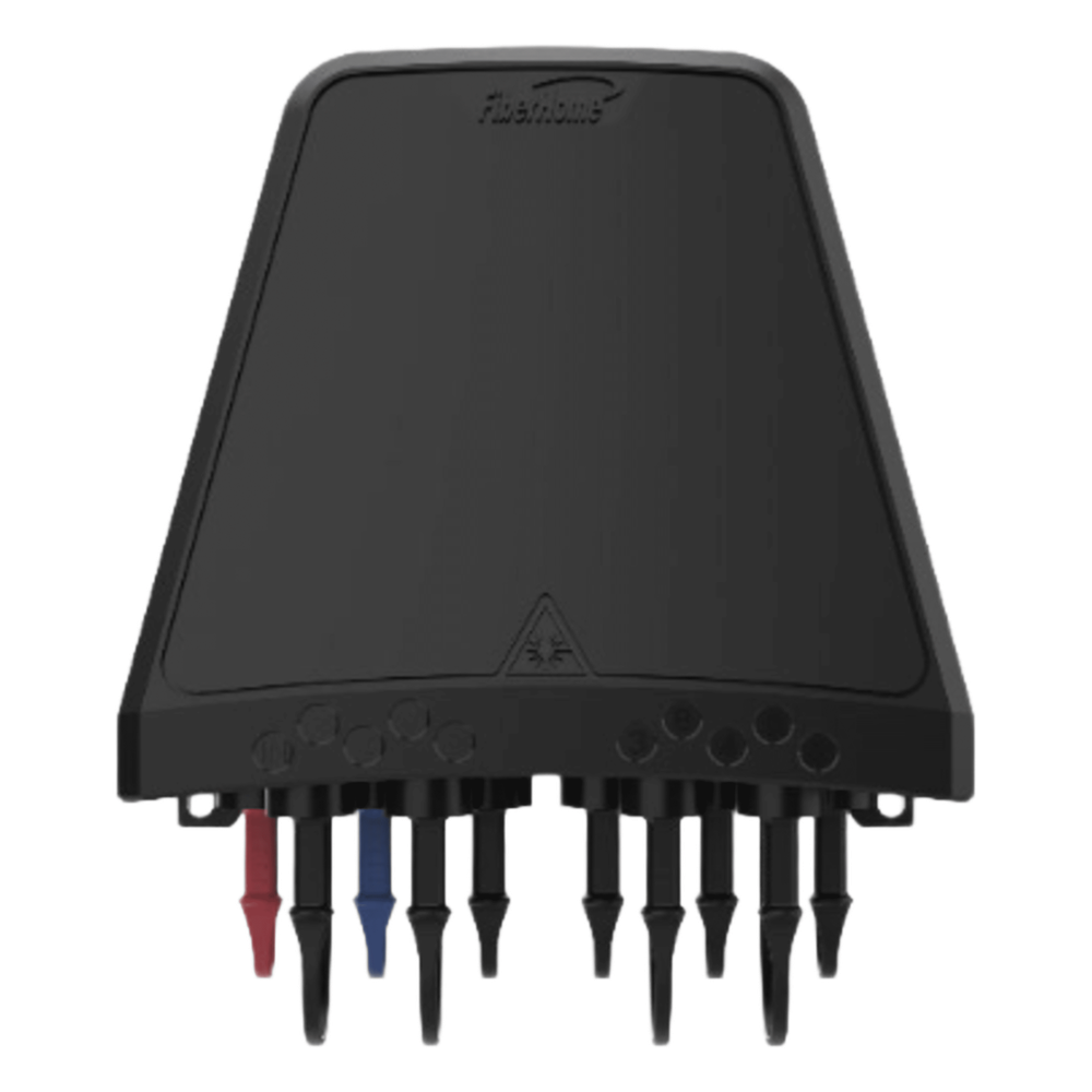 Caja NAP Final Preconectorizada EASYCONN® de FiberHome para Exterior con Splitter 1:8 30/70