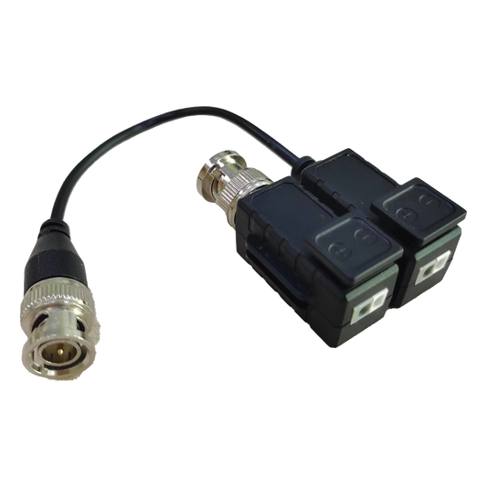 Kit de Transceptores (Baluns) con Terminal PUSH SUPERIOR, Resolución 5MP , Cable flexible COAXIAL Blindado / COAXITRON / AUDIO POR COAXITRON / Menu OSD /Conector 100% COBRE / protección TVS, Calidad PREMIUM