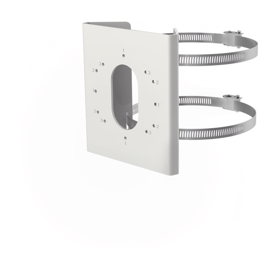 Montaje de Poste para Cámaras DS-2CD26 / DS-2CD3656G2T-IZS(C) / Acero Inoxidable