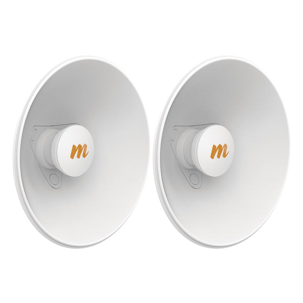 Par de Antenas Modulares Dual Slant, 4.9 - 6.4 GHz, Dimensiones (27 cm), Apertura 45°, Ganancia de 20 dBi, Diseñadas para radio C5x