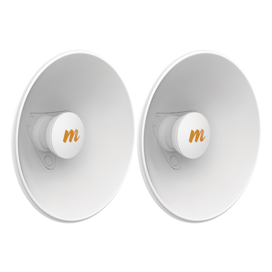 Par de Antenas Modulares Dual Slant, 4.9 - 6.4 GHz, Dimensiones (27 cm), Apertura 45°, Ganancia de 20 dBi, Diseñadas para radio C5x