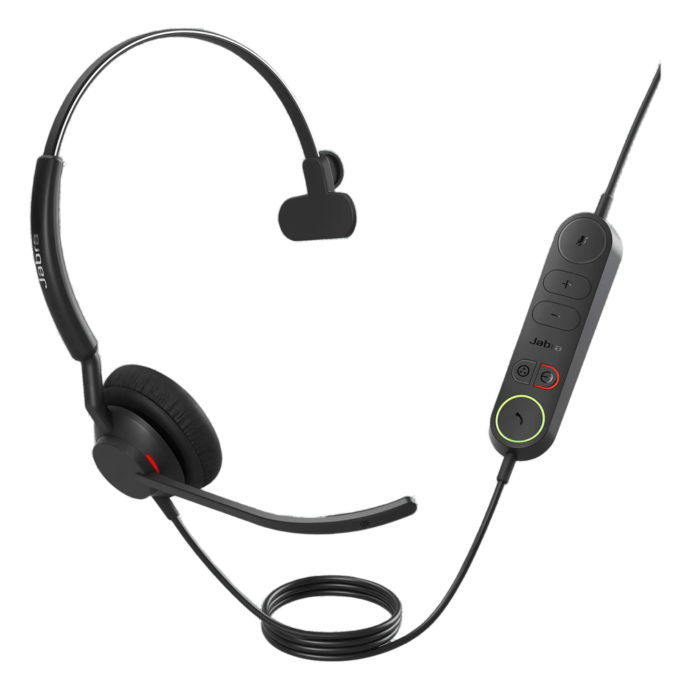 Diadema / Auricular Jabra Engage 40 Mono / USB-C y USB-A / Aislamiento de Ruido / Doble Micrófono MEMS (4093-419-269)