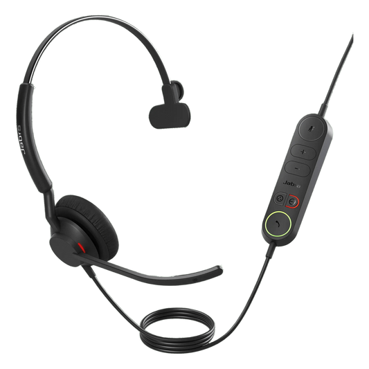 Diadema / Auricular Jabra Engage 40 Mono / USB-C y USB-A / Aislamiento de Ruido / Doble Micrófono MEMS (4093-419-269)