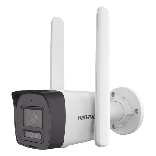[Dual Light + 4G] Bala IP 4 Megapixel / Lente 2.8 mm / 30 mts IR + 30 mts Luz Blanca / Micrófono Integrado / ACUSENSE Lite / Exterior IP67 / H.265 / Micro SD