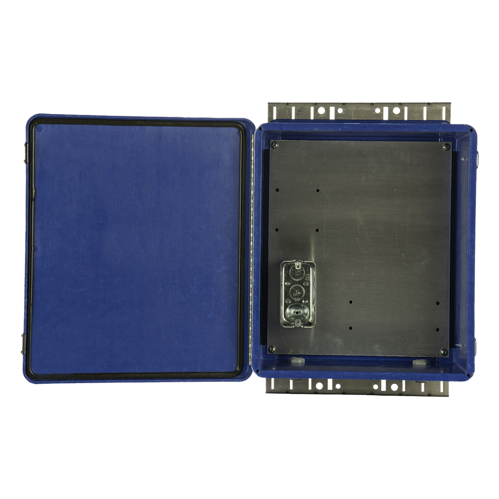 Gabinete de Seguridad para Wireless, NEMA 4X, IP66, de 356 x 305 x 152 mm, Color Azul