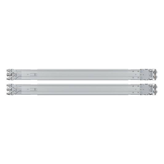 Kit de Rieles para Rack Synology RKS-01 | Compatible con Servidores de Montaje en Rack | Ancho de Pilar ≥450 mm | Ancho de Panel ≥480 mm | Profundidad de Montaje 553-834 mm | Orificios Cuadrados ≥9.5 mm | Orificios Redondos ≥7.1 mm.