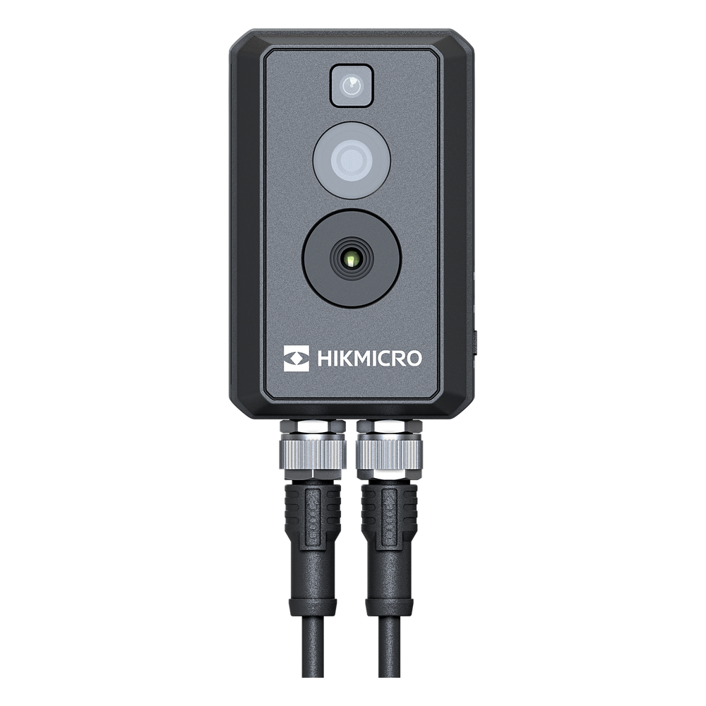 (HIKMICRO) Cubo IP Bi-Espectral / Térmica (256 X 192 / 3.6 mm) + Óptica (4 MP / 1.4 mm) / Rango: -20°C a 550°C / ±2°C Margen / PoE / IP67 / Ideal para Sites o Lugares Pequeños
