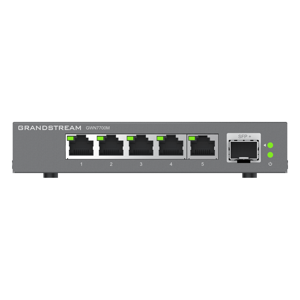 Switches de red Multi-Gigabit de 2.5G No Administrable / 5 Puertos RJ45 de 100/1000/2500Mbps / 1 puerto de fibra SFP+